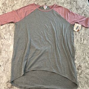 LuLaRoe Irma size XXS gray pink new with tags